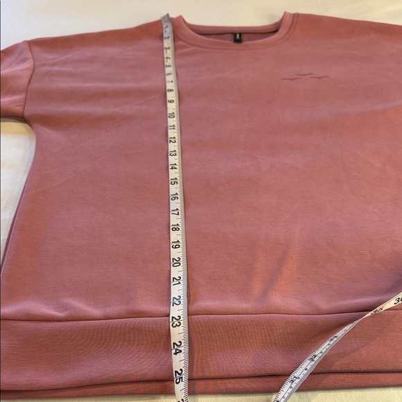 LAZYPANTS Sueded Sweatshirt Pink Women's Size M - Picture 8 of 11